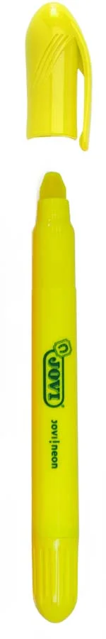 Marcador de Cera Gel Jovi fluorescent groc 12u Marcador de Cera Gel Jovi fluorescent groc 12u