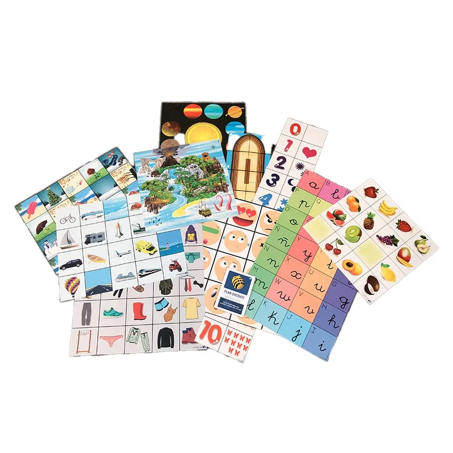 Pack de plan docente  y 9 tapetes para  Bee-Bot® y  Blue-Bot® castellano 