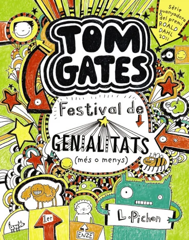 Sèrie guanyadora del premi Roald Dahl 2011 i del Red House Children's Book Award 2012.  Em dic Tom Gates. BONES NOTÍCIES: 1. Hem inscrit el Pollas...