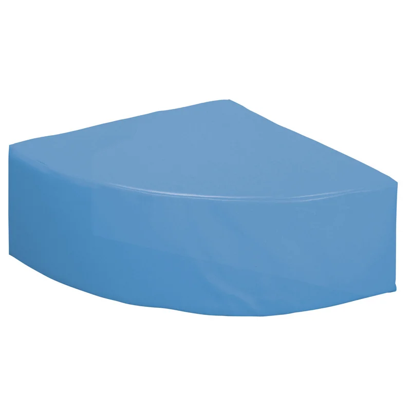 Puf angular blau 40x40x25cm