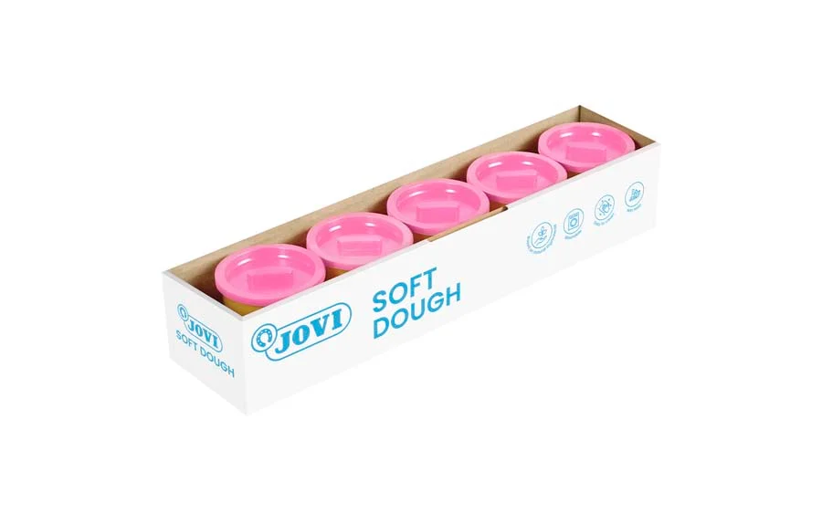 Pasta modelar Jovi Soft Dough 110g rosa