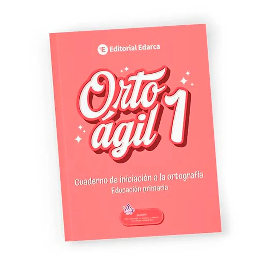 Orto ágil 1 – Cuaderno de ortografía 1º de primaria. Letra cursiva.Este cuaderno de ortografía (ortoágil) pertenece a la colección de seis cuadern...