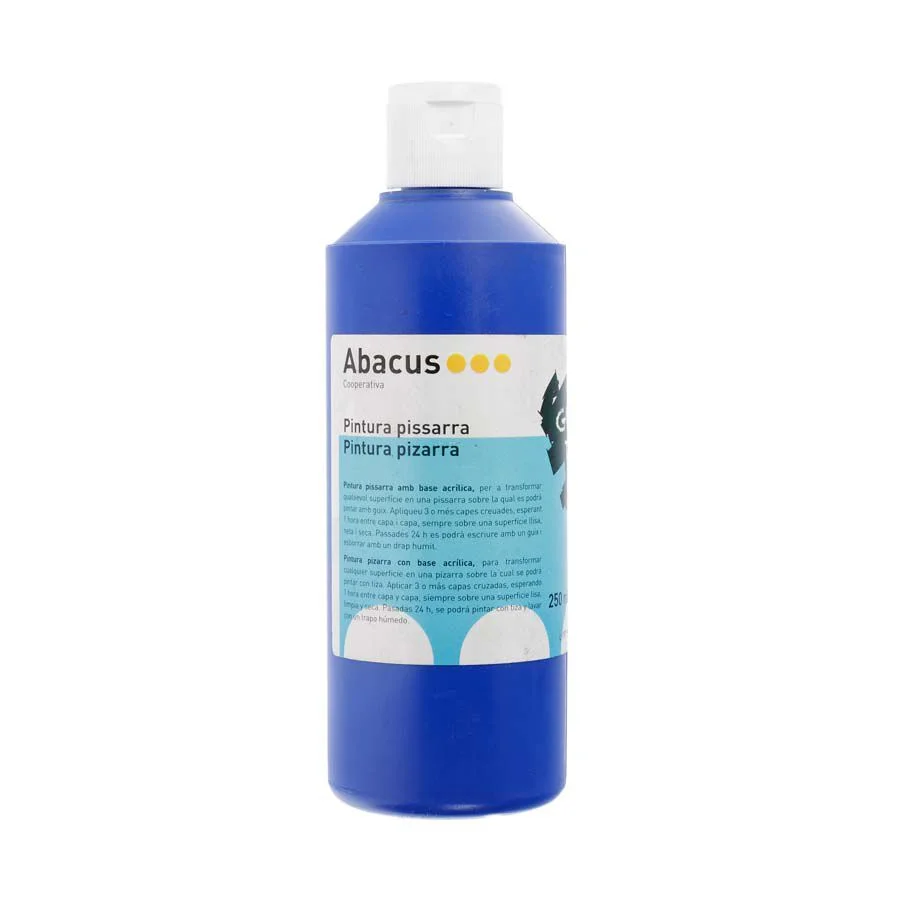 Pintura per a pissarra Abacus 250ml blau Pintura per a pissarra Abacus 250ml blau