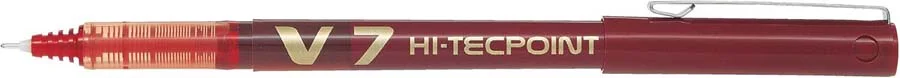 Ròl·ler Pilot V7 Hi-Tecpoint vermell 
