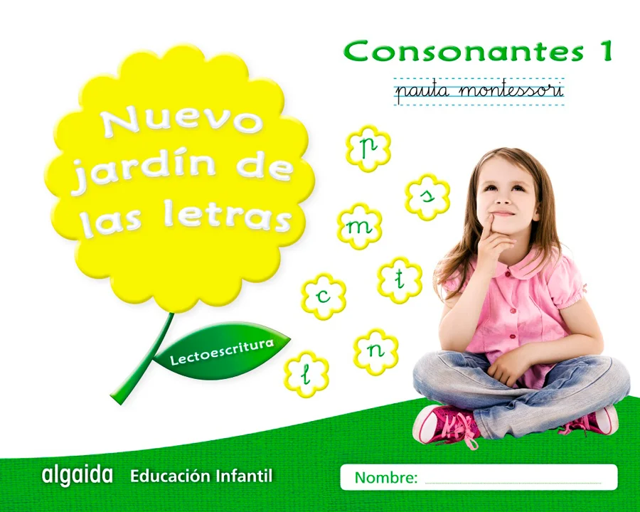 Cuaderno Jardín Letras Consonantes 1 Pauta Infantil Algaida recomendado para Lectoescritura para el curso Infantil con una edad recomendada de 3 a...