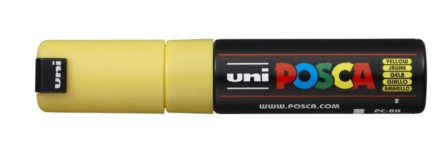 Retolador Posca PC-8K 8mm groc Retolador Posca PC-8K 8mm groc