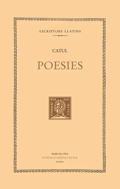 Volum de les Poesies de Catul.