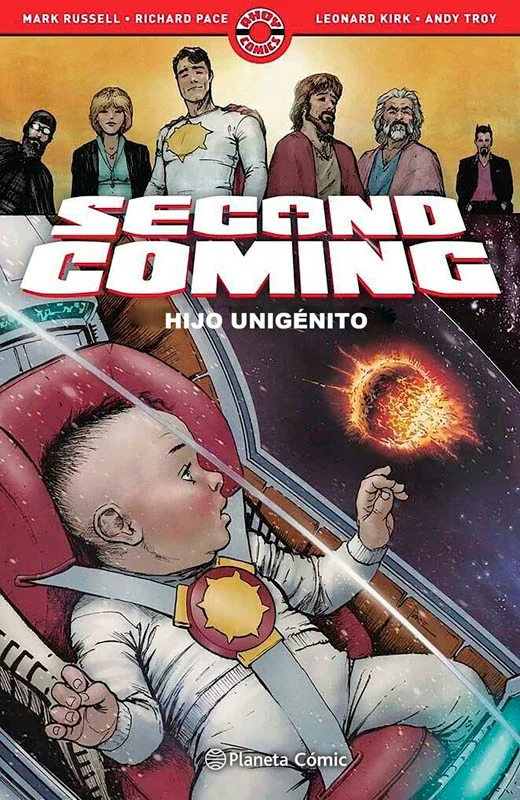 <p>Mientras el superhéroe Sunstar espera ser padre, se atormenta al pensar en cómo puede usar sus poderes, y si debe utilizarlos, para hacer del m...