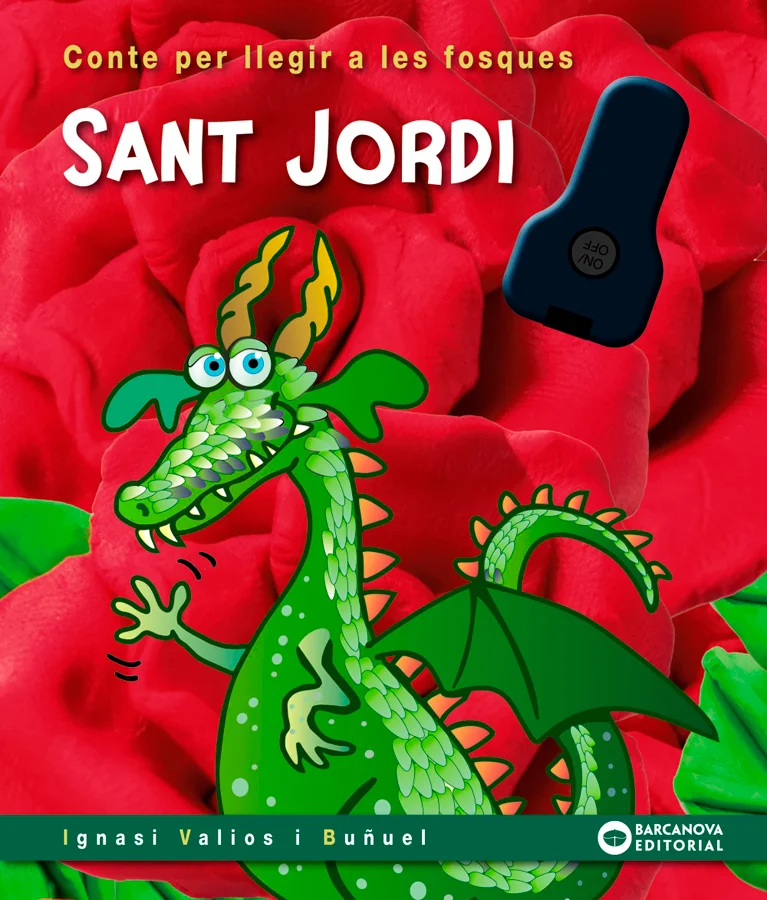 Llibre amb llanterna per llegir a les fosques. Il·lumina les pàgines d'aquest llibre amb la llanterna i després mira'l a les fosques, veuràs com l...