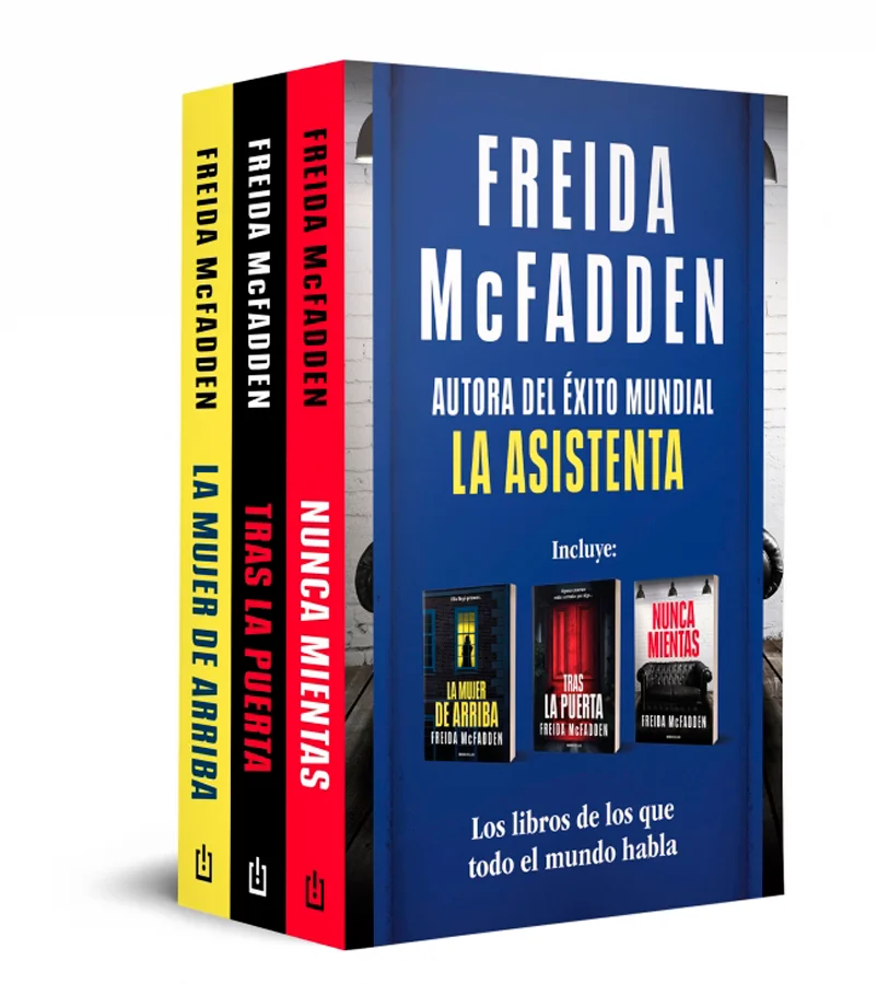 Un nuevo pack con los últimos thrillers más adictivos de la autora superventas de La asistenta La mujer de arriba Victoria tiene la vida perfecta,...