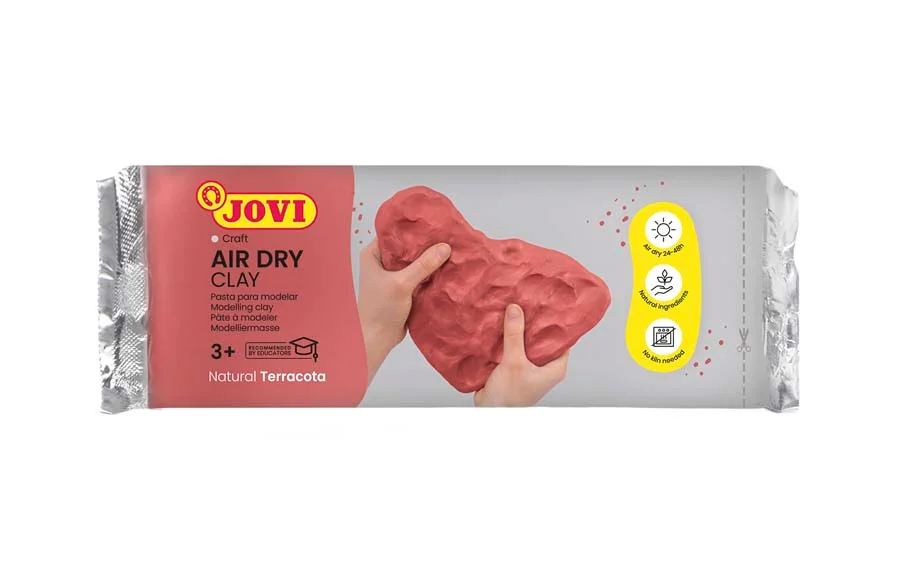 Pasta modelar Jovi 500g terracota