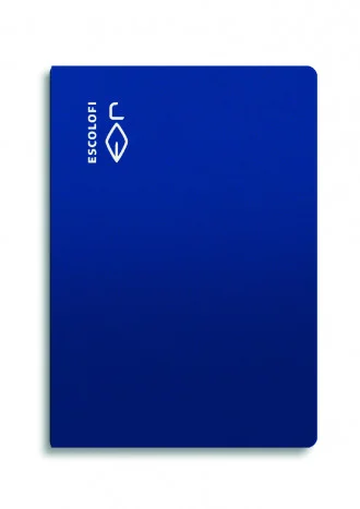 Llibreta Foli 50 fulls 70&nbsp;gr&nbsp;pauta 3,5&nbsp;marge&nbsp;Blau