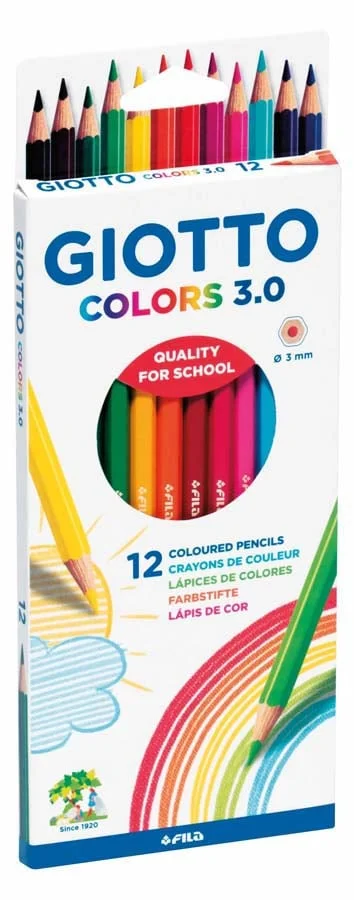 Llapis de colors Giotto 3.0 12 colors