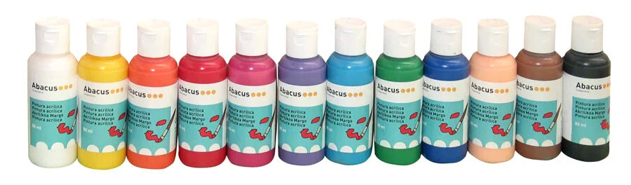 Pintura acrílica Abacus 80ml taronja