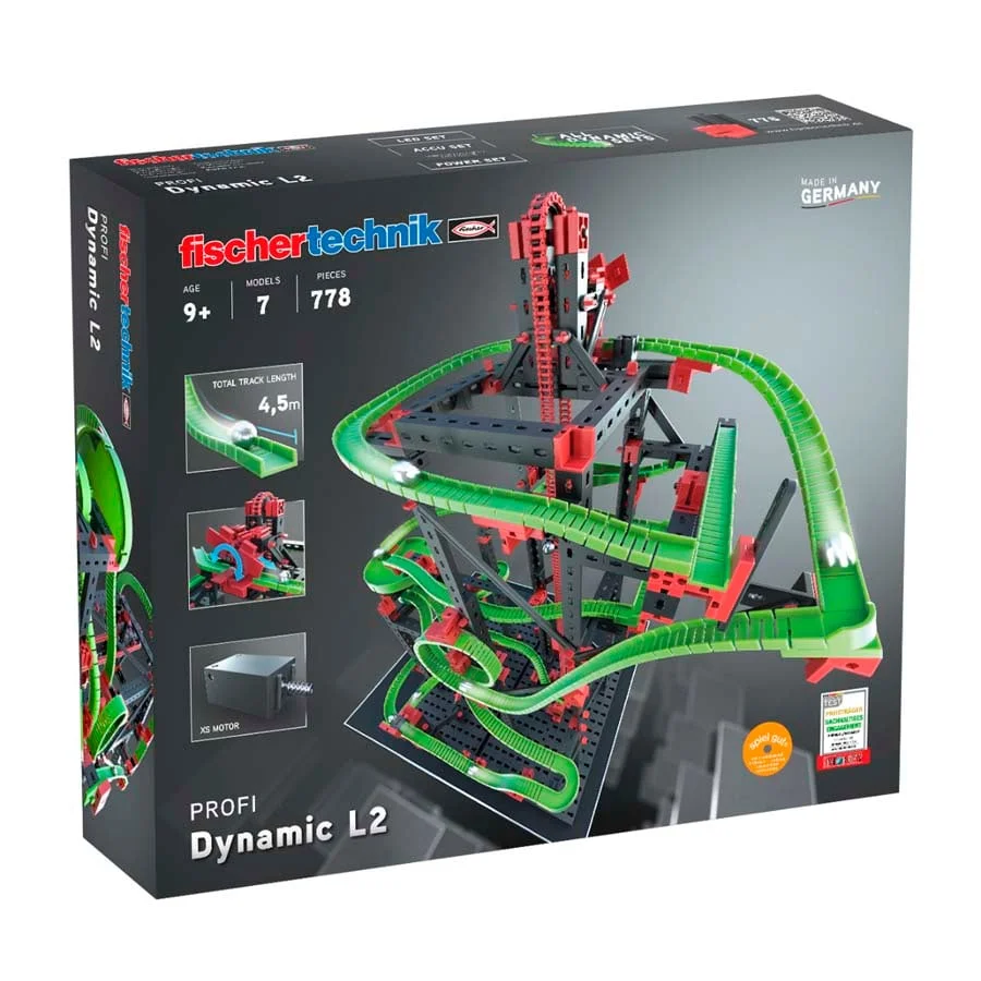 <p>Set de construcción que permite hacer <strong>circuito de acción</strong> con curvas de 180°. Tiene una longitud de hasta 4,50 metros y cuatro ...