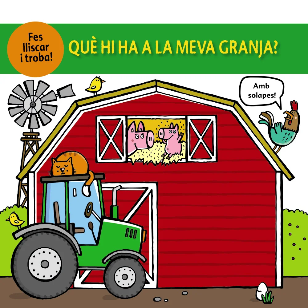 <p>Un llibre amb solapes i peces mòbils original i divertit amb què els petits lectors gaudiran al mateixtemps que adquireixen els seus primers co...