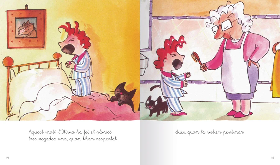 L'Olívia no vol anar a l'escola