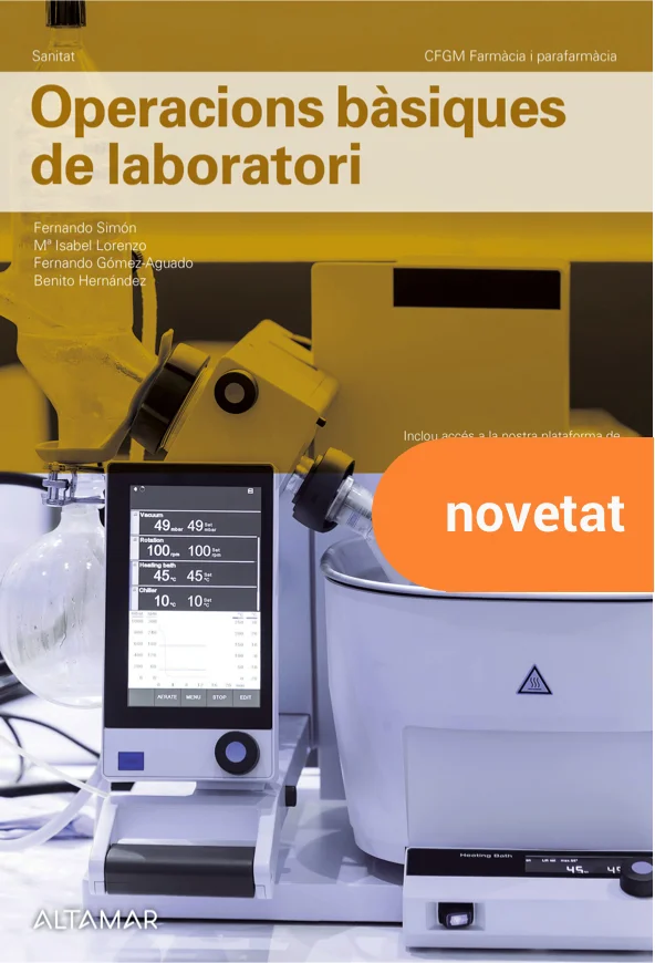 TABLA DE CONTENIDOS<br>UF 1. Material i instruments de laboratori<br>         NF 1. La feina al laboratori<br>         NF 2. Els materials i produ...