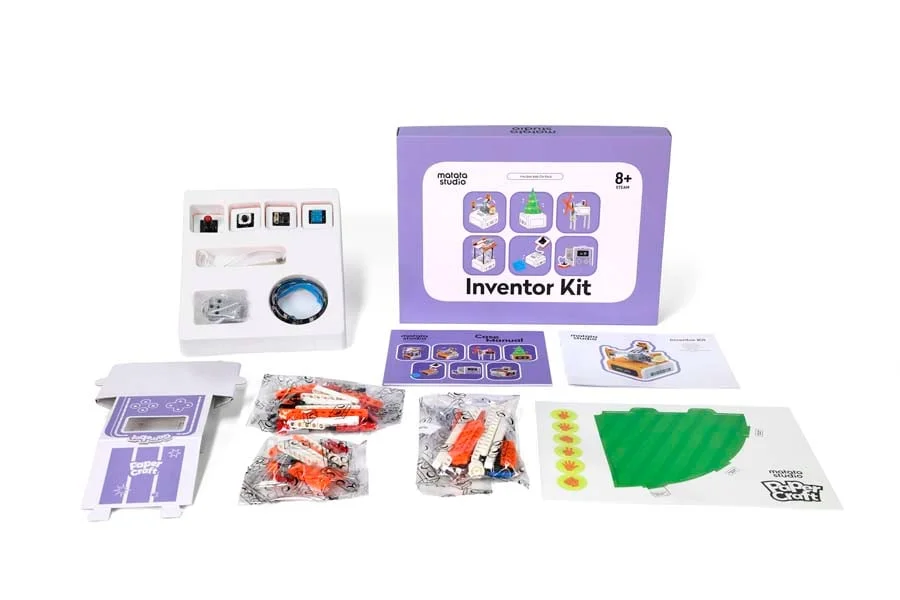 <p><strong>VinciBot Inventor Kit</strong><br><br>Kit con piezas de montaje complementario de VinciBot diseñado para aprender y crear diversos proy...