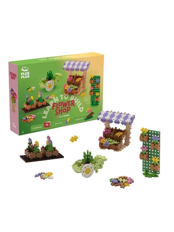 El set <strong>Plus-Plus Floristeria 600 peces</strong> és un complet escenari de construcció. Inclou 600 peces de Plus-Plus, una base per constru...