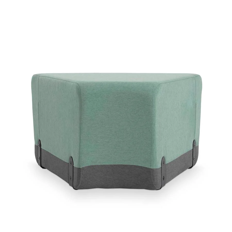 Puf Kalin Curved verd mint
