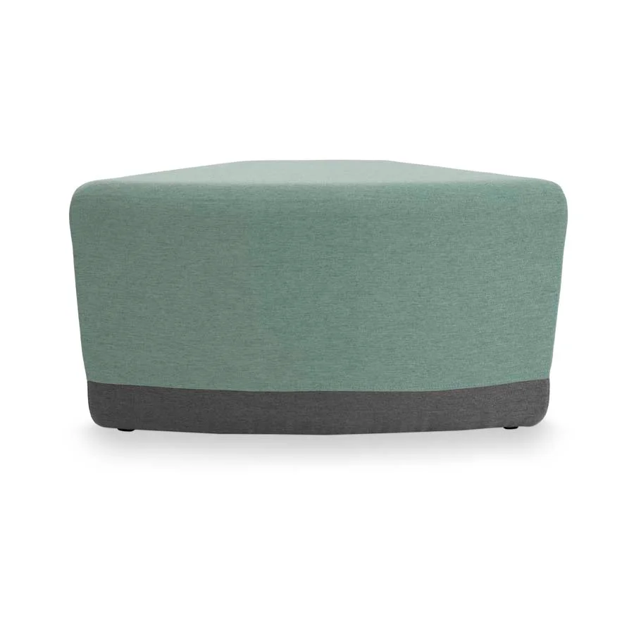 Puf Kalin Curved verd mint