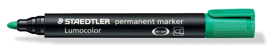 Retolador permanent Staedtler Lumocolor 352 verd
