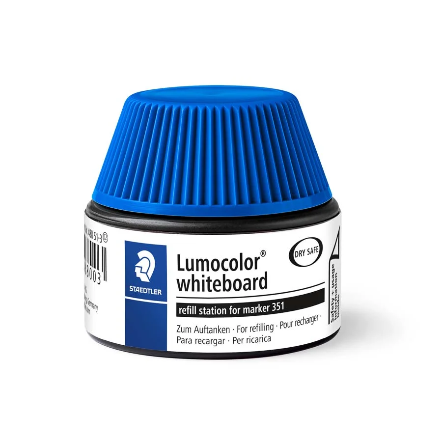 Carregador de tinta retolador Staedtler Lumocolor 351 blau