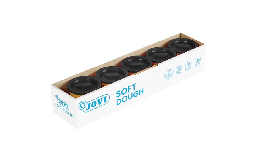 Pasta modelar Jovi Soft Dough 110g negre