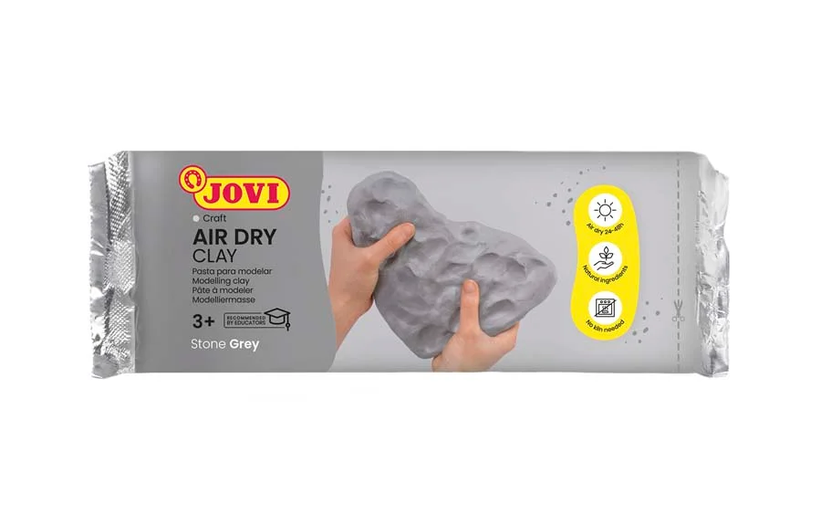 Pasta modelar Jovi 500g gris Pasta modelar Jovi 500g gris