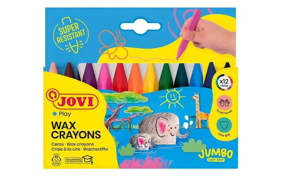 Ceres plàstiques Jovicolor Triwax 12 colors Ceres plàstiques Jovicolor Triwax 12 colors