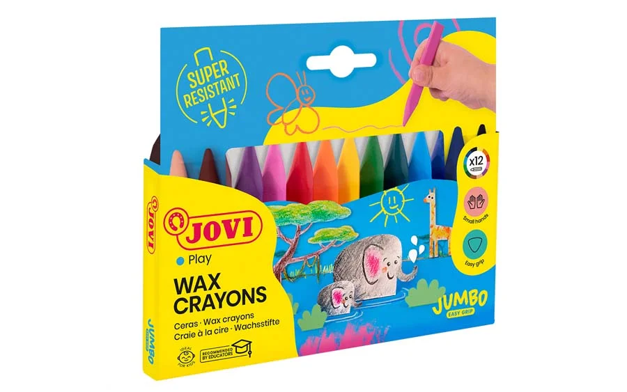 Ceres plàstiques Jovicolor Triwax 12 colors Ceres plàstiques Jovicolor Triwax 12 colors