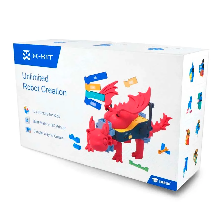 <p><strong>X-Kit</strong><br><br>Permet als alumnes de qualsevol edat, convertir-se en inventors i enginyers.<br><br>Podran dissenyar, imprimir en...