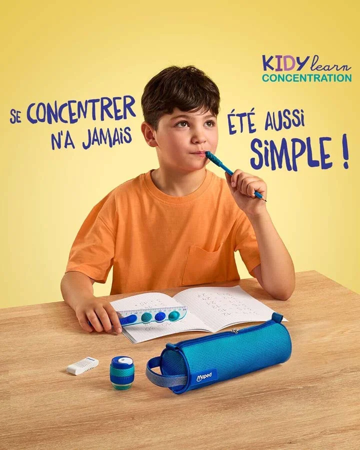 Llapis grafit HB Maped Kidy Learn Concentració 20u