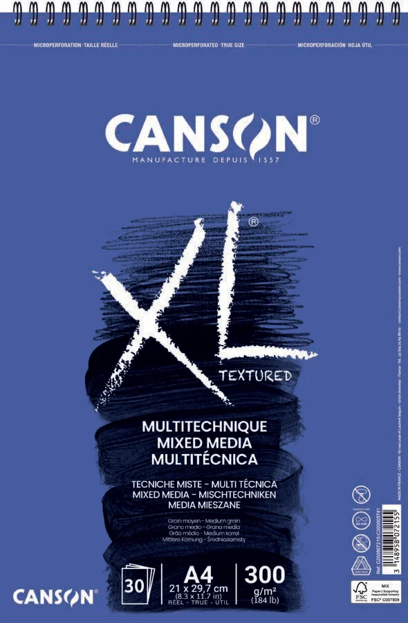 Bloc esbós Canson XL A4 Media 300g 30 fulls Bloc esbós Canson XL A4 Media 300g 30 fulls
