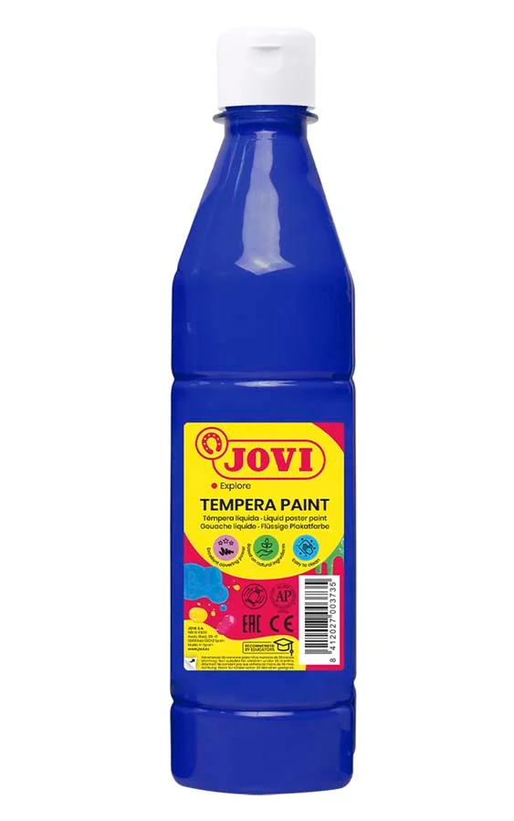 Témpera Jovi 500ml blau fosc Témpera Jovi 500ml blau fosc