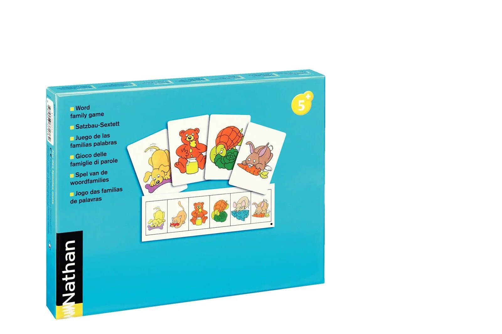 Joc de cartes Nathan Família de paraules Joc de cartes Nathan Família de paraules