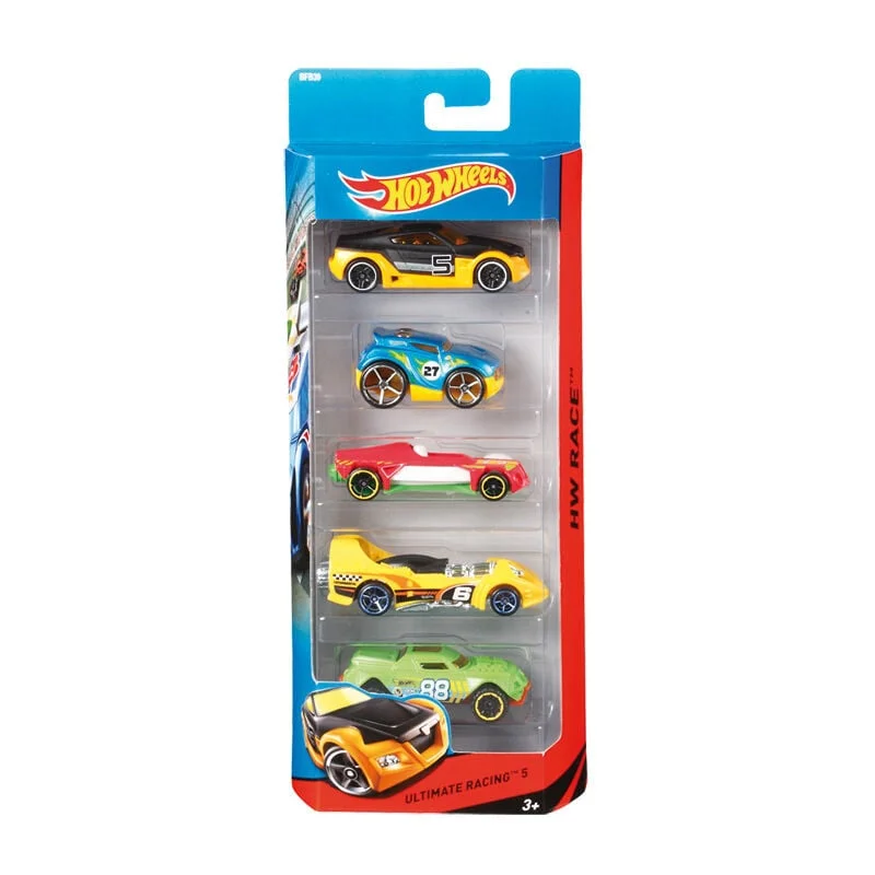 <p>Lot de 5 vehicles assortits <strong>Hot Wheels®</strong> a escala 1:64 amb un estil autèntic i detallat.<br> <strong>El joc simbòlic amb vehicl...