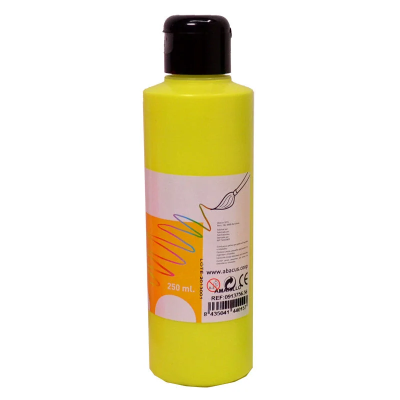 Témpera fluorescent Abacus 250ml Fluo groc Témpera fluorescent Abacus 250ml Fluo groc