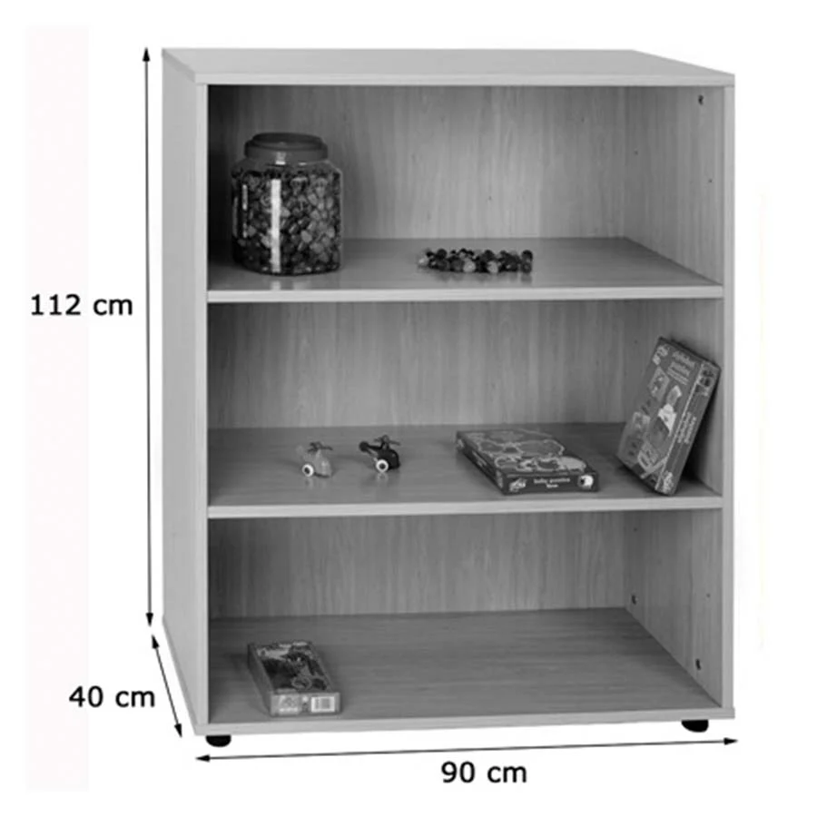Moble intermig Prestatgeria 90x112x40cm estructura faig portes i baldes faig