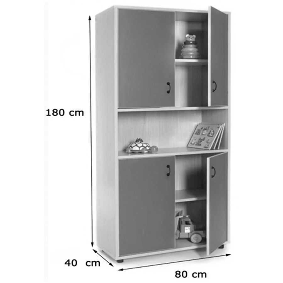 Moble alt Armari 4 portes + buit central estructura faig portes faig