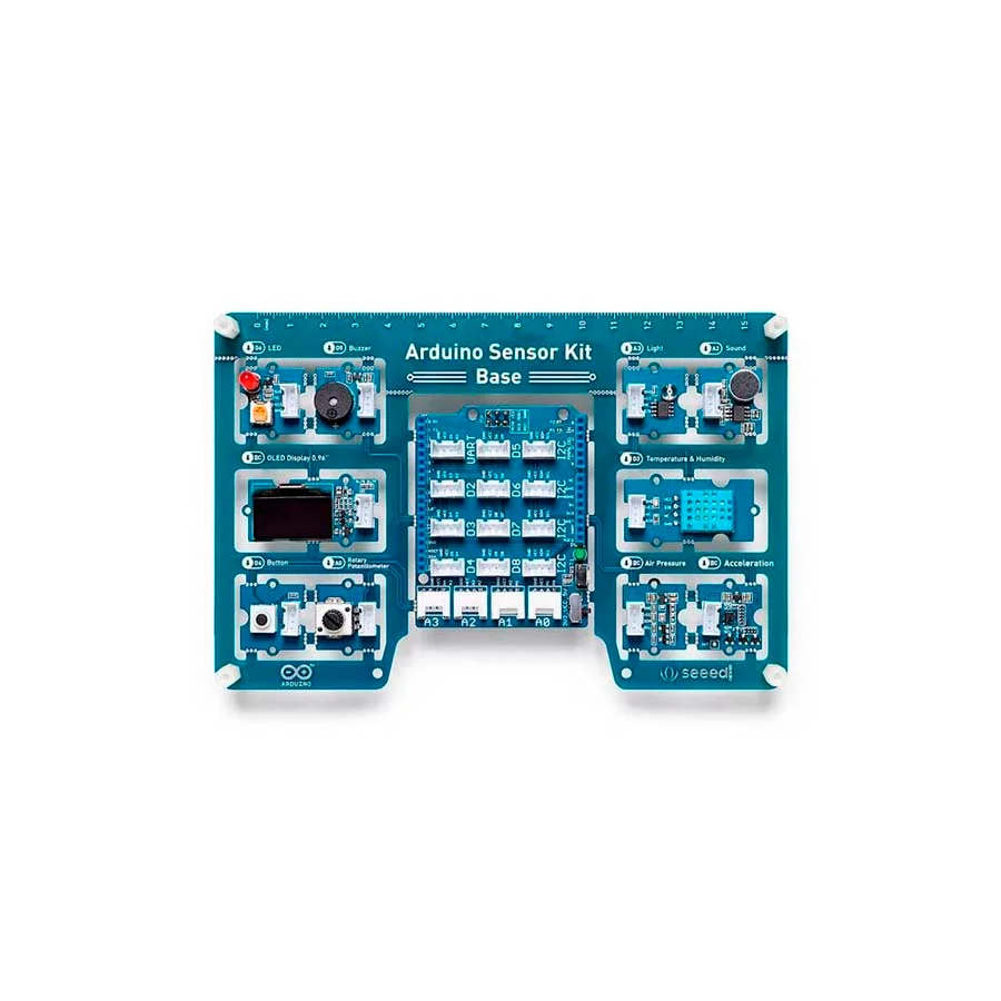 <p><strong>Arduino Sensor Kit</strong><br><br>Es un kit ideal para los creadores que acaban de empezar a usar Arduino y desean explorar el vasto m...