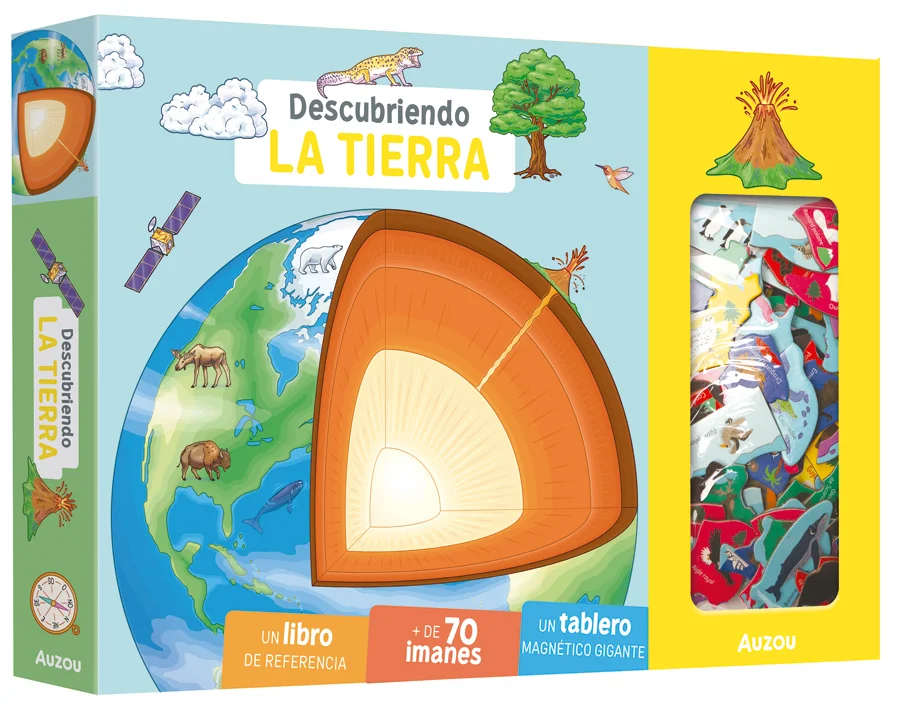Una forma divertida de descubrir el planeta Tierra. La caja incluye un libro informativo de 64 páginas para aprender todo sobre la Tierra, así com...