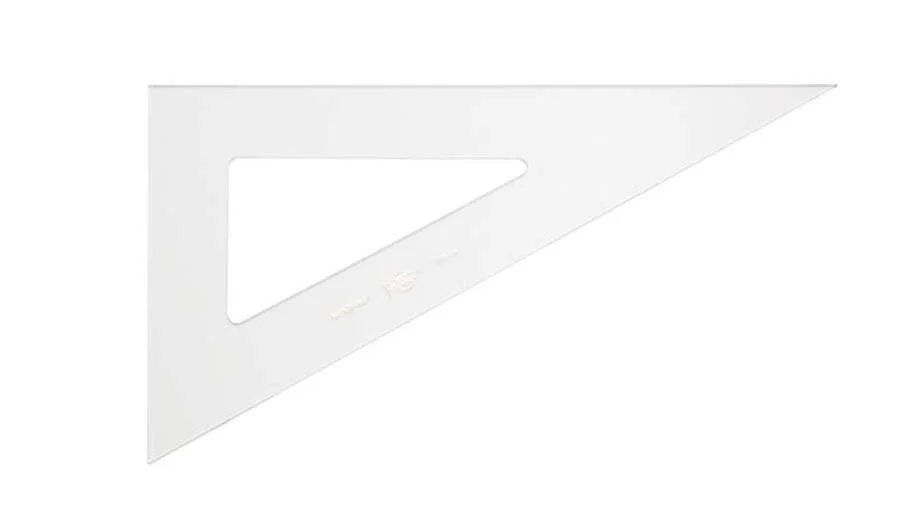 <b>Cartabó Tècnic Faibo 25 cm</b><br><br>Cartabó Tècnic Precisió 25 cm. Cartabó d'alta precisió sense graduar. Fabricada en metacrilat de metil co...