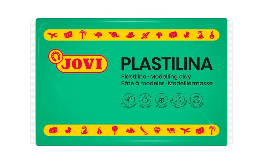Plastilina Jovi 350g verd clar 1u Plastilina Jovi 350g verd clar 1u