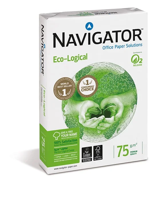 Paper blanc Navigator Eco-Logical A4 75g 500 fulls