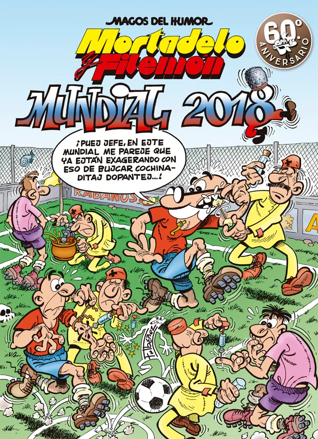 <P><B>Número 188 de la colección «Magos del humor».</B></P> <P></P> <P><B>Mortadelo y Filemón saltan de nuevo al terreno de juego con ocasión de l...