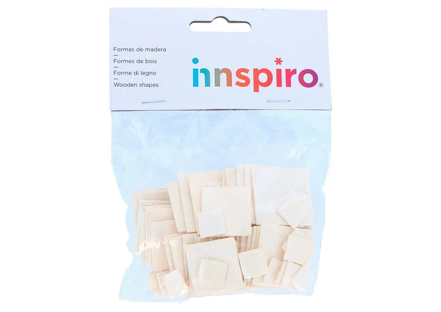 Quadrats de fusta variats Innspiro 70u Quadrats de fusta variats Innspiro 70u