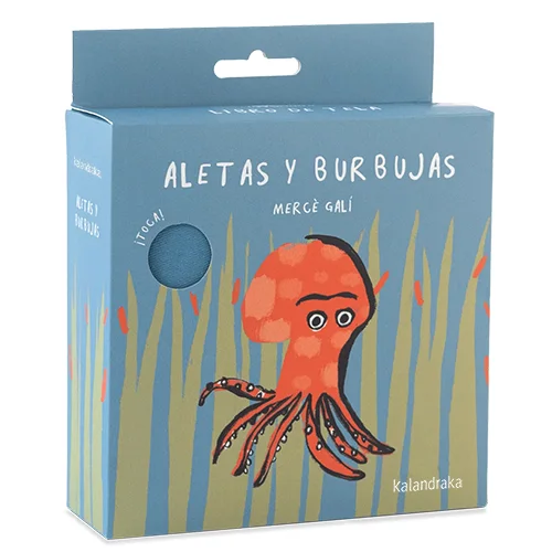 <p><strong>Un libro de tela diferente para sumergirnos en el fondo del mar.</strong></p> <p>''Aletas y burbujas'' es un libro de tela perfecto par...