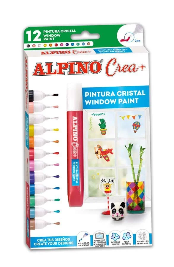 Pintura vidre Alpino Crea+ 12 colors Pintura vidre Alpino Crea+ 12 colors